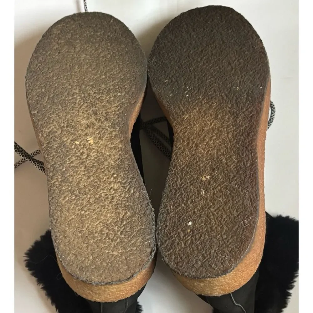 J. Crew Nubuck Crepe Sole Wedge Winter Bootie’s Size 9.5 ~ Excellent